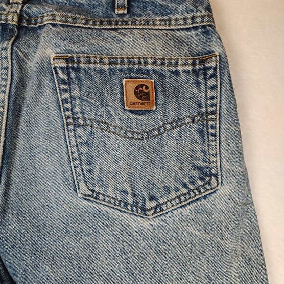 Carhartt Relaxed Fit Jeans Mens 32x34 100% Cotton - Picture 7 of 10